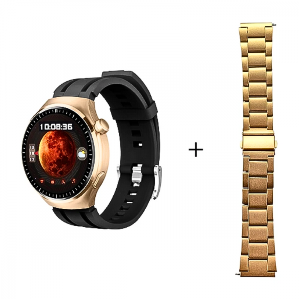 Smartwatch GS Watch4 PRO 49mm com 2 Pulseiras Tela Amoled